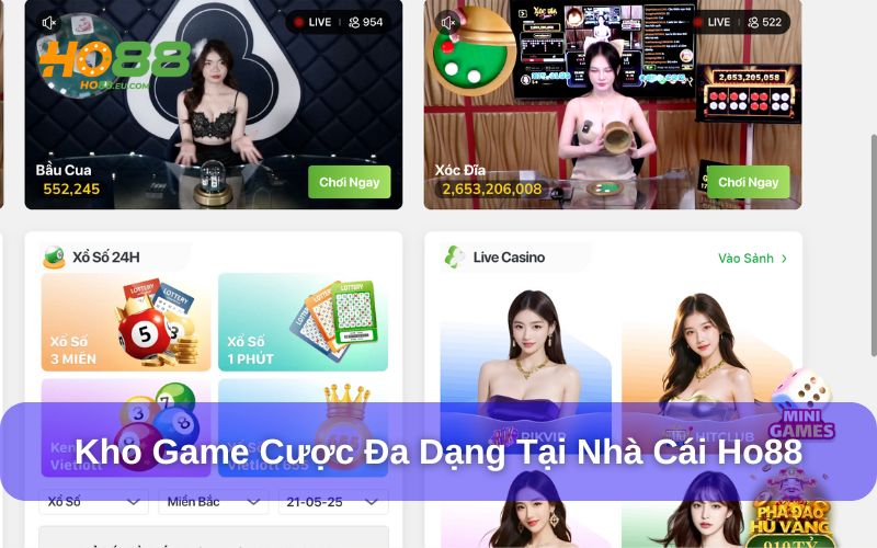 Kho game đặc sắc tại nhà cái
